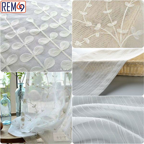 Công dụng của rèm voan trong trang trí