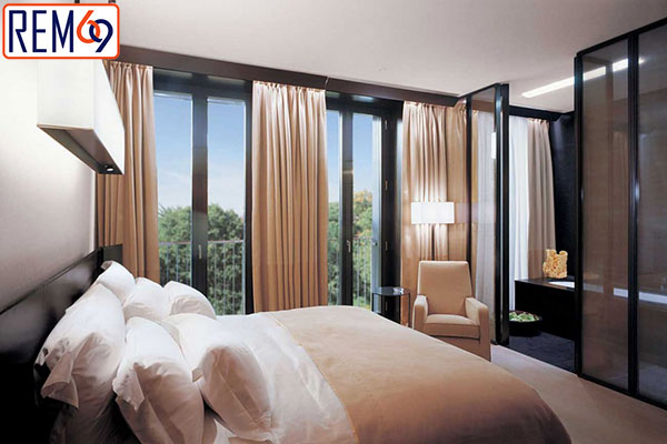 rèm tự động khách sạn