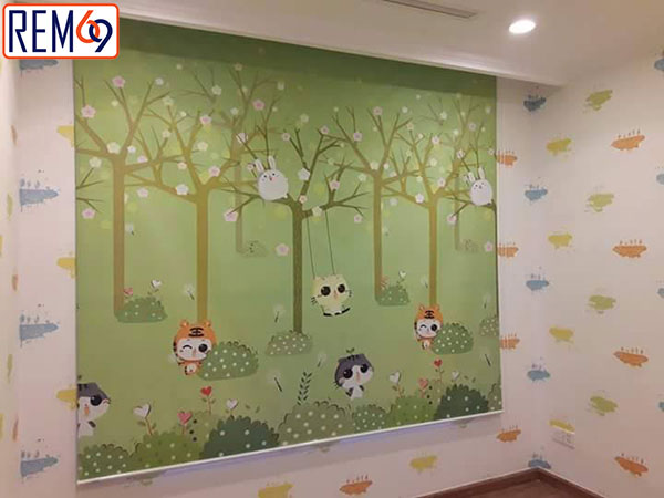 rèm cuốn tranh tại hải phòng