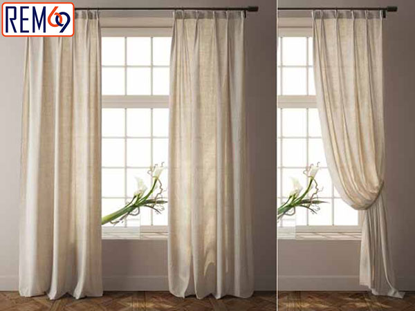 phân biệt rèm vải nhập khẩu và rèm vải thường