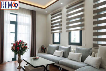 Mẫu rèm cầu vồng Dimming artwork đẹp mắt