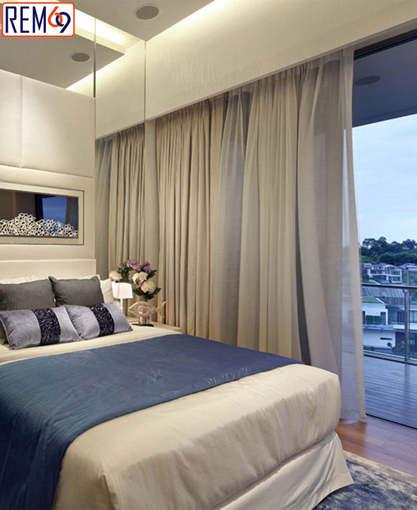 rèm vải phòng ngủ đẹp