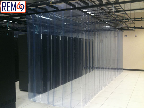 Lắp rèm nhựa chắn bụi tại Hải Phòng