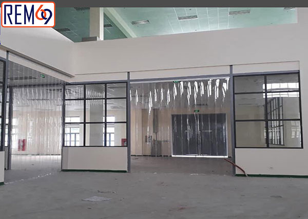 rèm nhựa pvc chắn bụi hải phòng