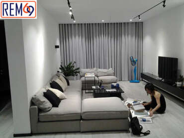 Mẫu rèm phòng khách chung cư