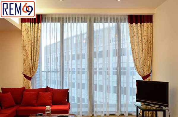 Mẫu rèm phòng khách chung cư