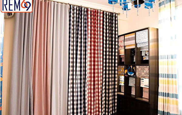 Rèm cửa caro độc đáo sắc màu